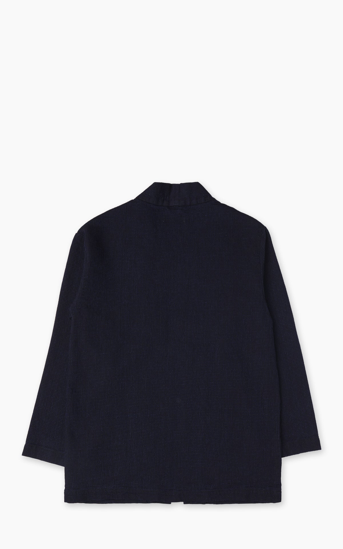 Omoto Denim 8820 Cube Sashiko Denim Happi Shirt Indigo 12oz