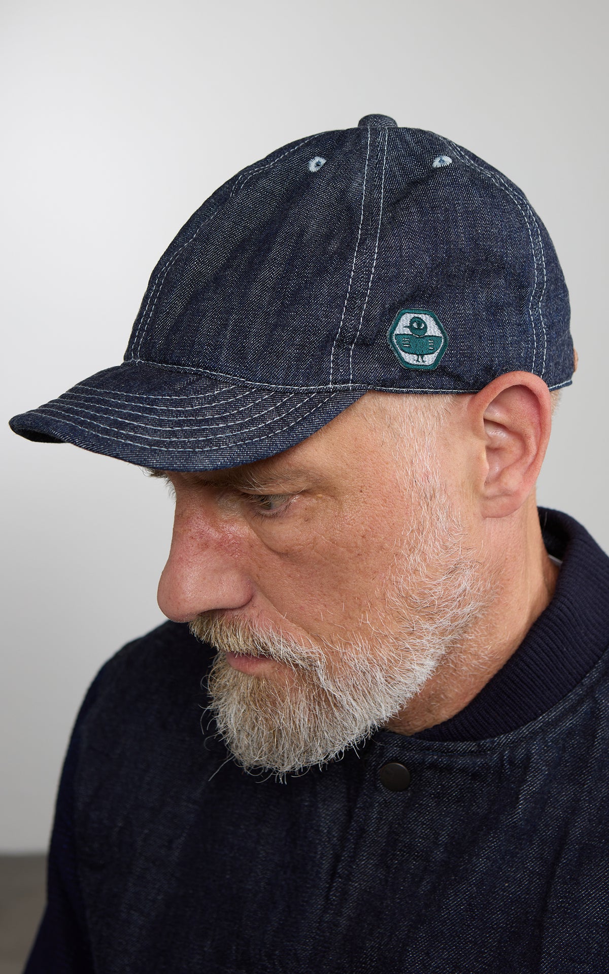 Omoto Denim 6-Panel Denim Cap Indigo