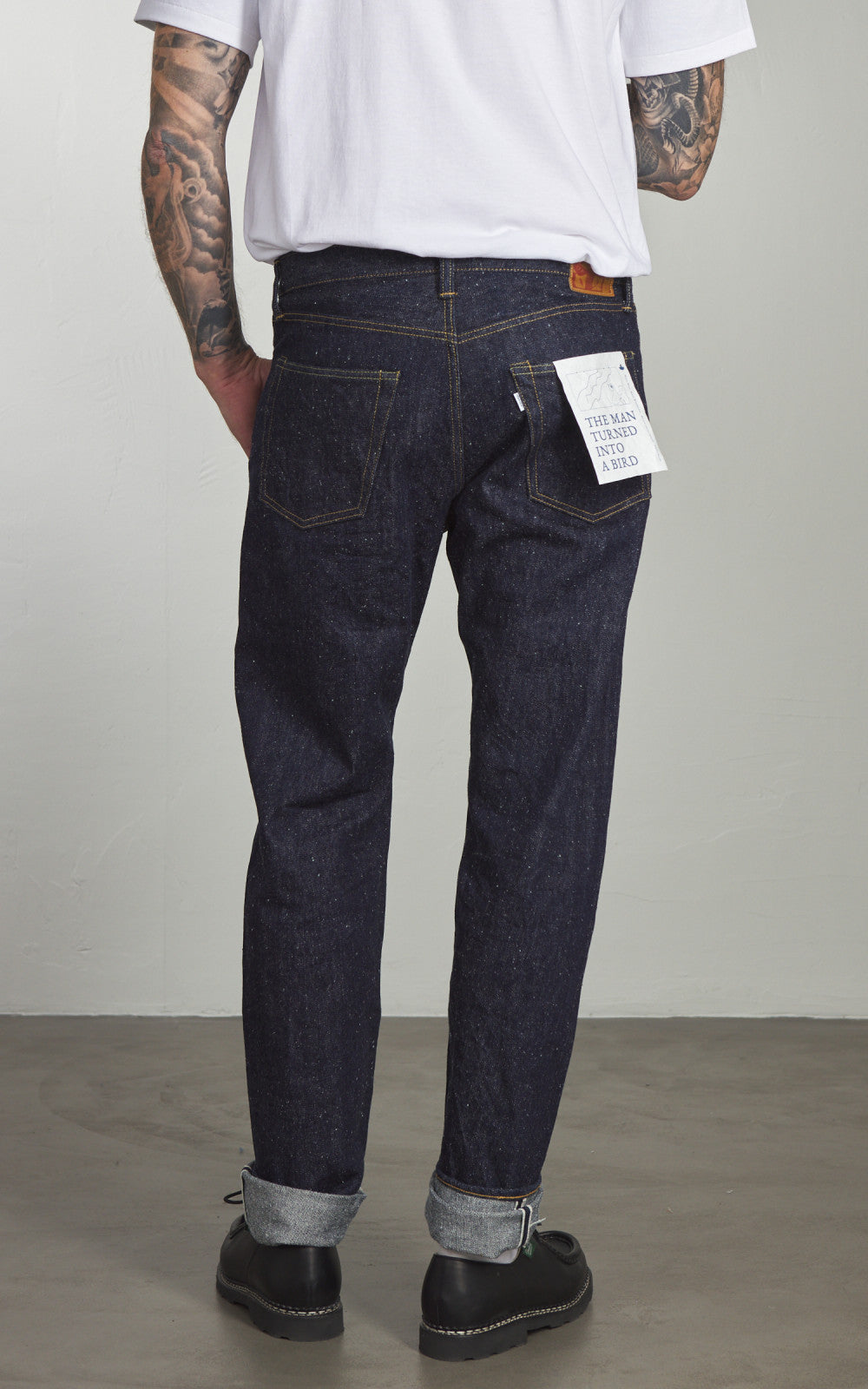 Omoto Denim 0412 Straight Fit Jeans Selvedge Nep Denim Indigo 16oz