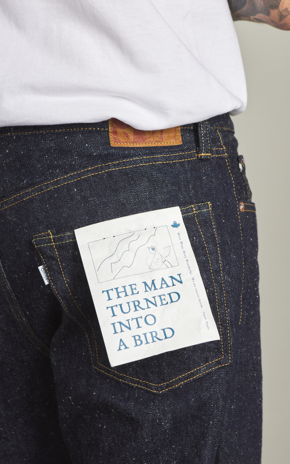 Omoto Denim 0412 Straight Fit Jeans Selvedge Nep Denim Indigo 16oz