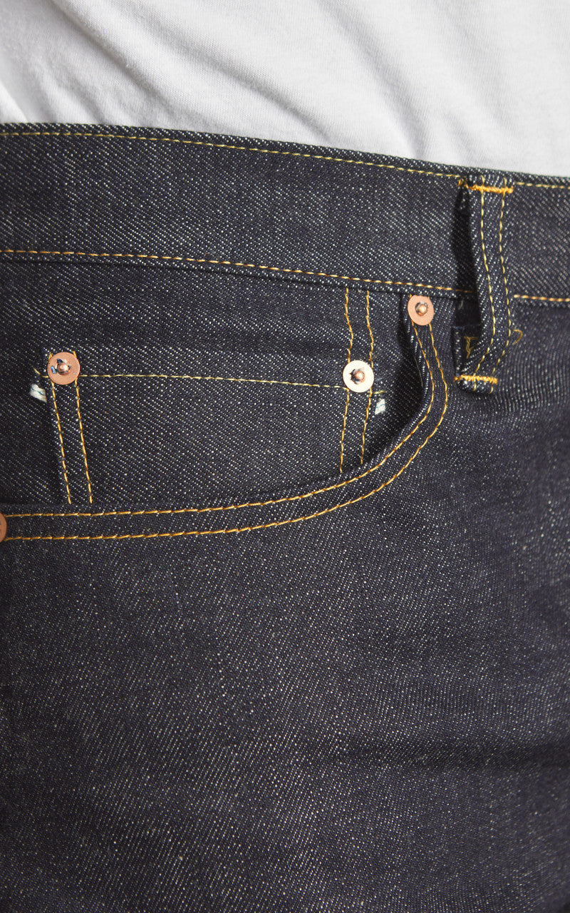 Omoto Denim 0416SZ Straight Fit Jeans Selvedge Indigo 15.5oz