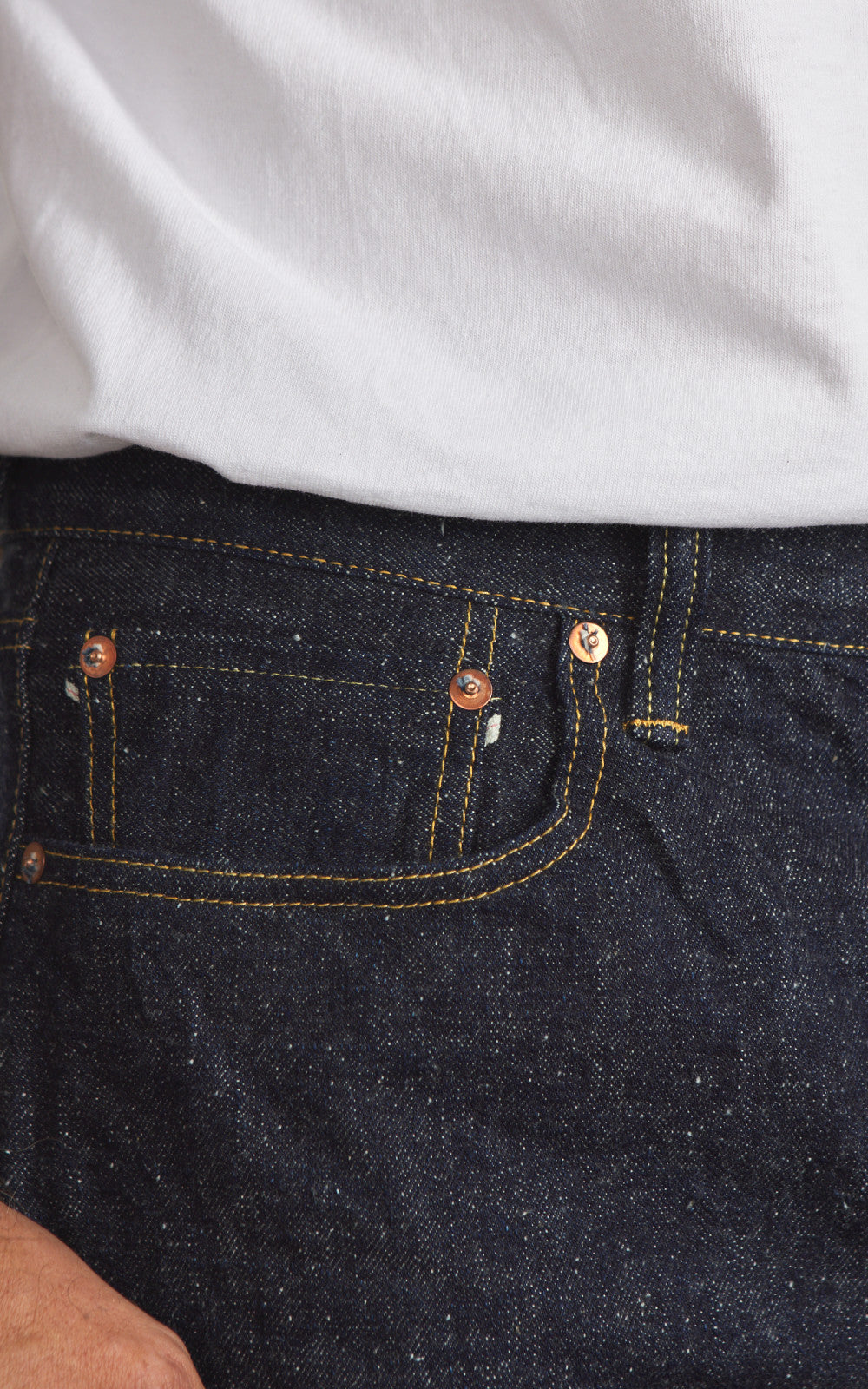 Omoto Denim 0612 Relax Fit Jeans Selvedge Nep Denim Indigo 16oz