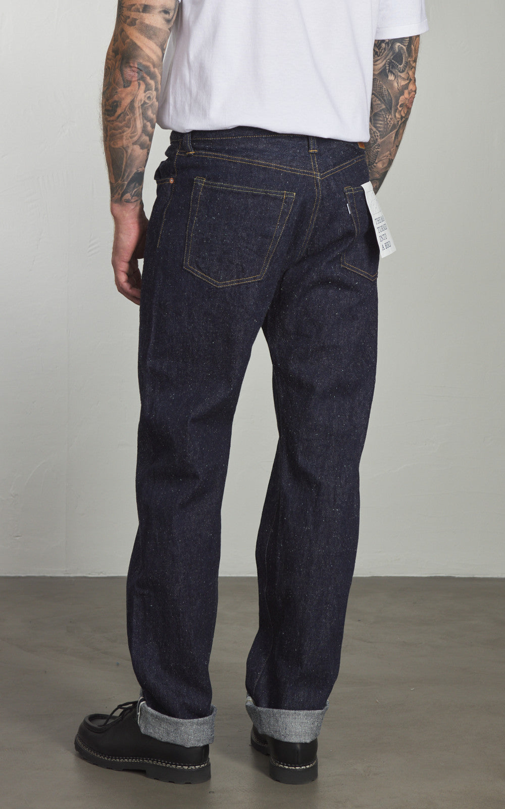 Omoto Denim 0612 Relax Fit Jeans Selvedge Nep Denim Indigo 16oz