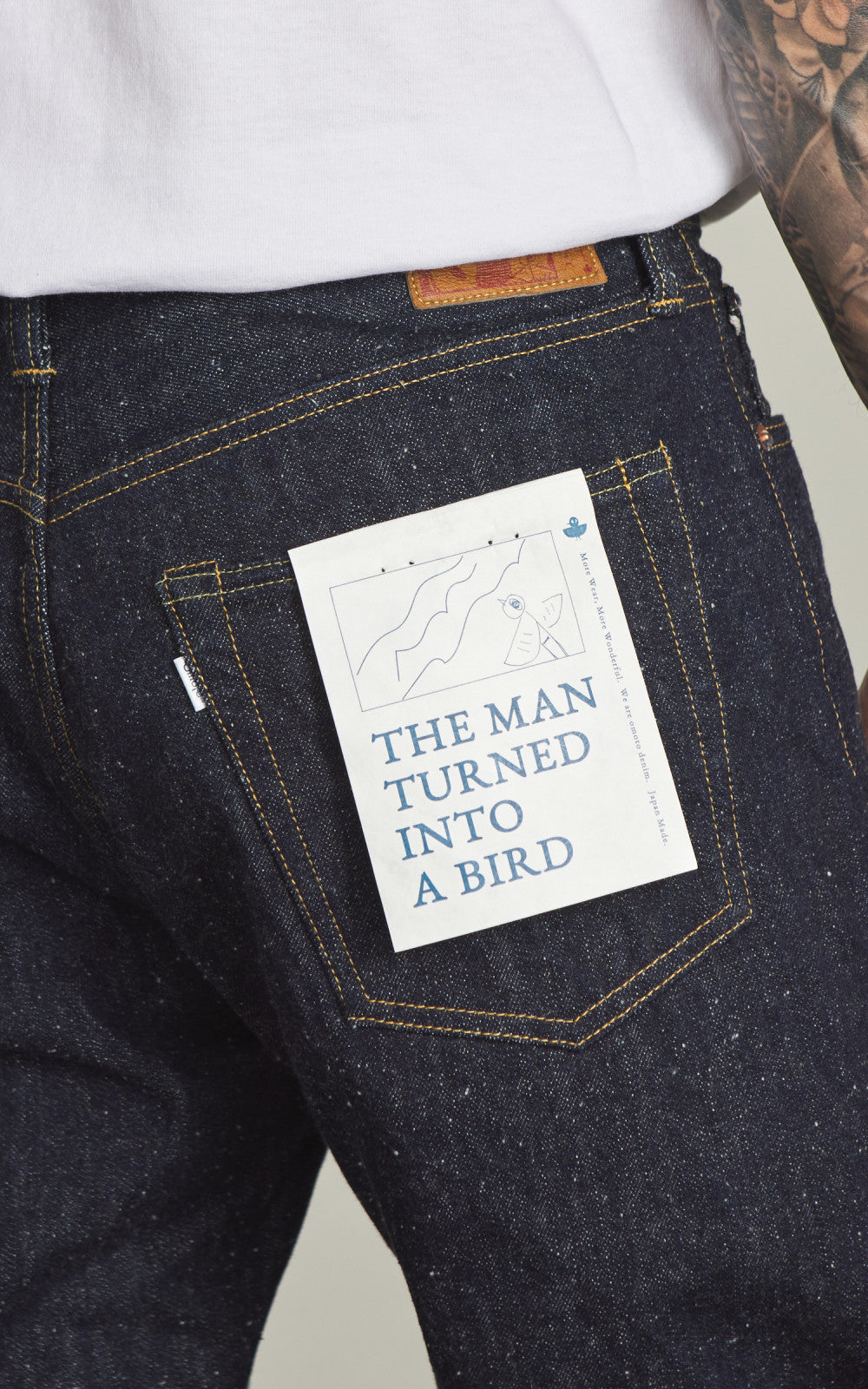 Omoto Denim 0612 Relax Fit Jeans Selvedge Nep Denim Indigo 16oz