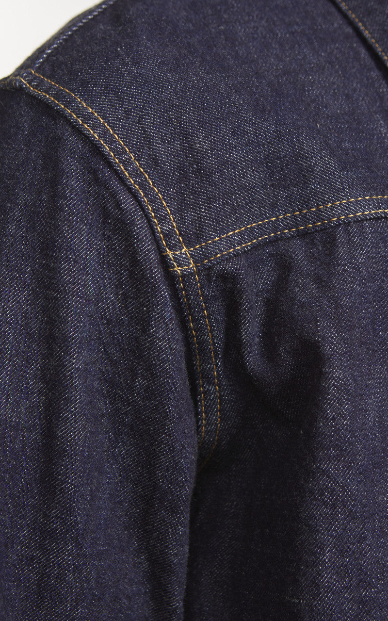 Omoto Denim 3115 Type 1 Denim Jacket Selvedge Indigo 13.5oz