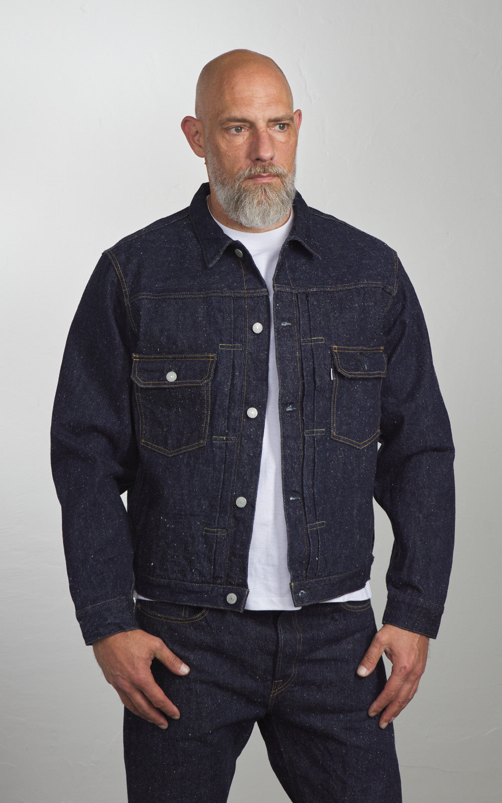 Omoto Denim 3212 Type 2 Denim Jacket Nep Denim Indigo 16oz