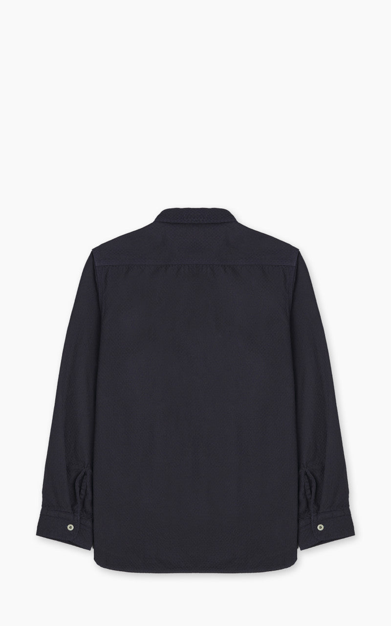 Omoto Denim 5019 Ichimatsu Denim Work Shirt Indigo 8oz