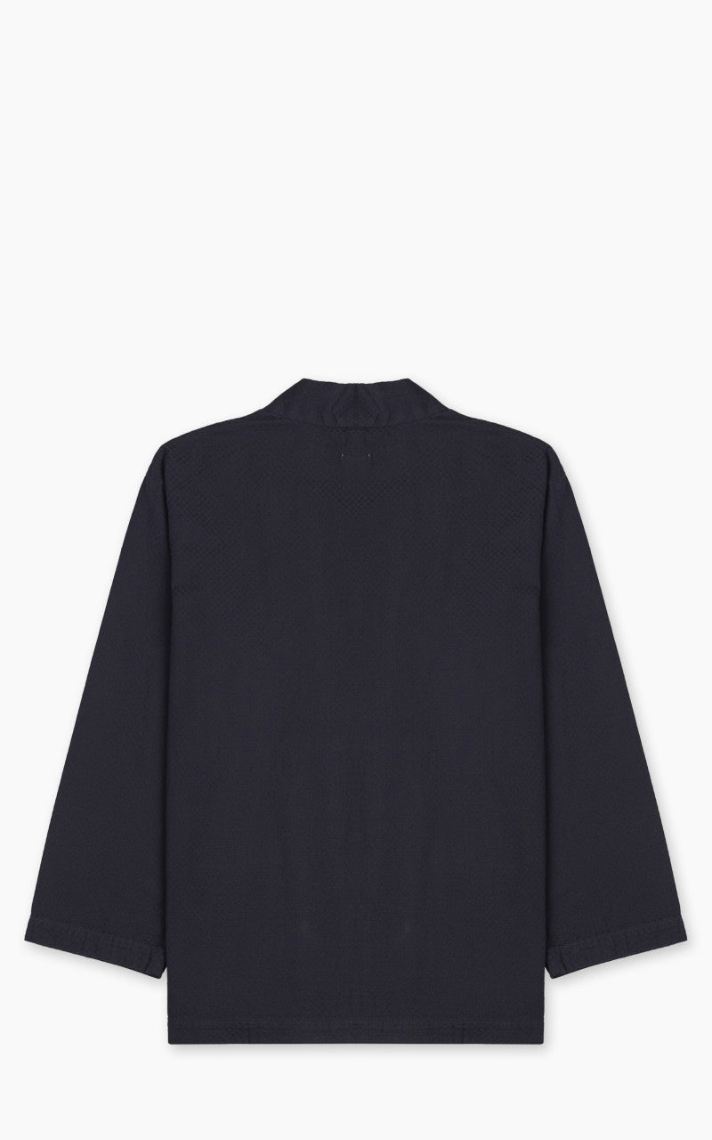 Omoto Denim 8819 Ichimatsu Denim Happi Shirt Indigo 8oz