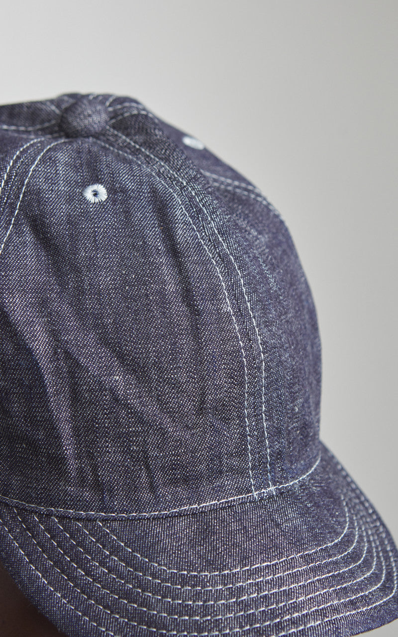Omoto Denim 6-Panel Denim Cap Indigo
