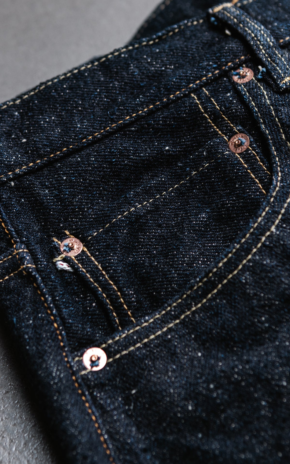 ONI Denim 222-ASPHALT Super Wide Straight Denim Indigo 20oz