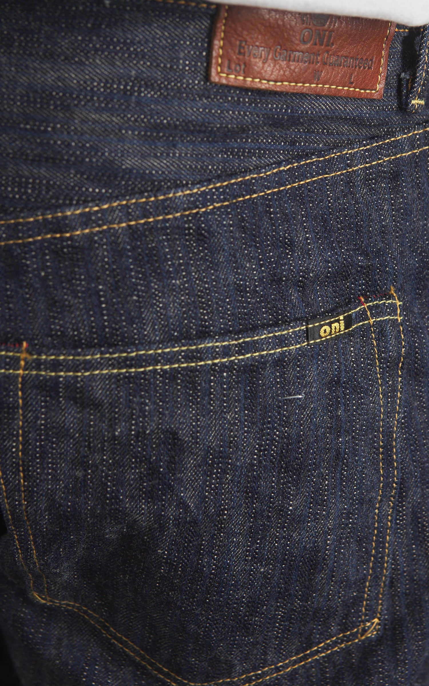 ONI Denim 200-ONI KASE Wide Straight Natural Indigo 16oz