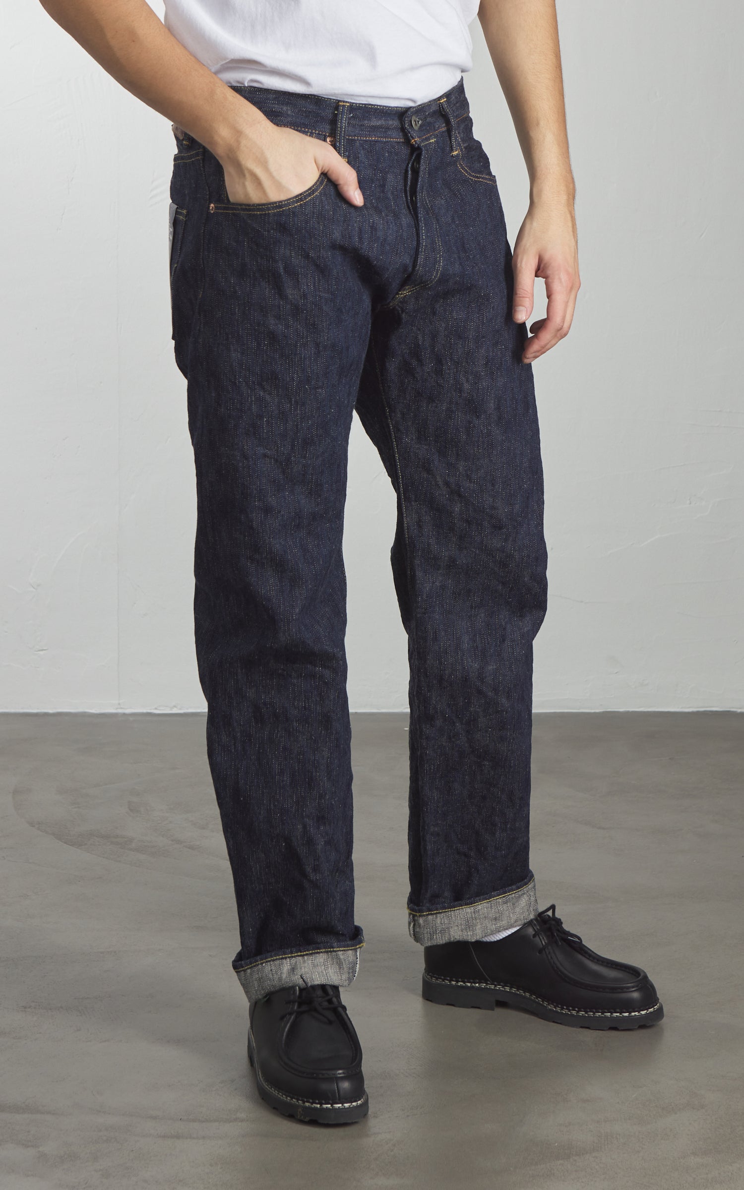 ONI Denim 270-ONI KASE New Regular Straight Natural Indigo 16oz