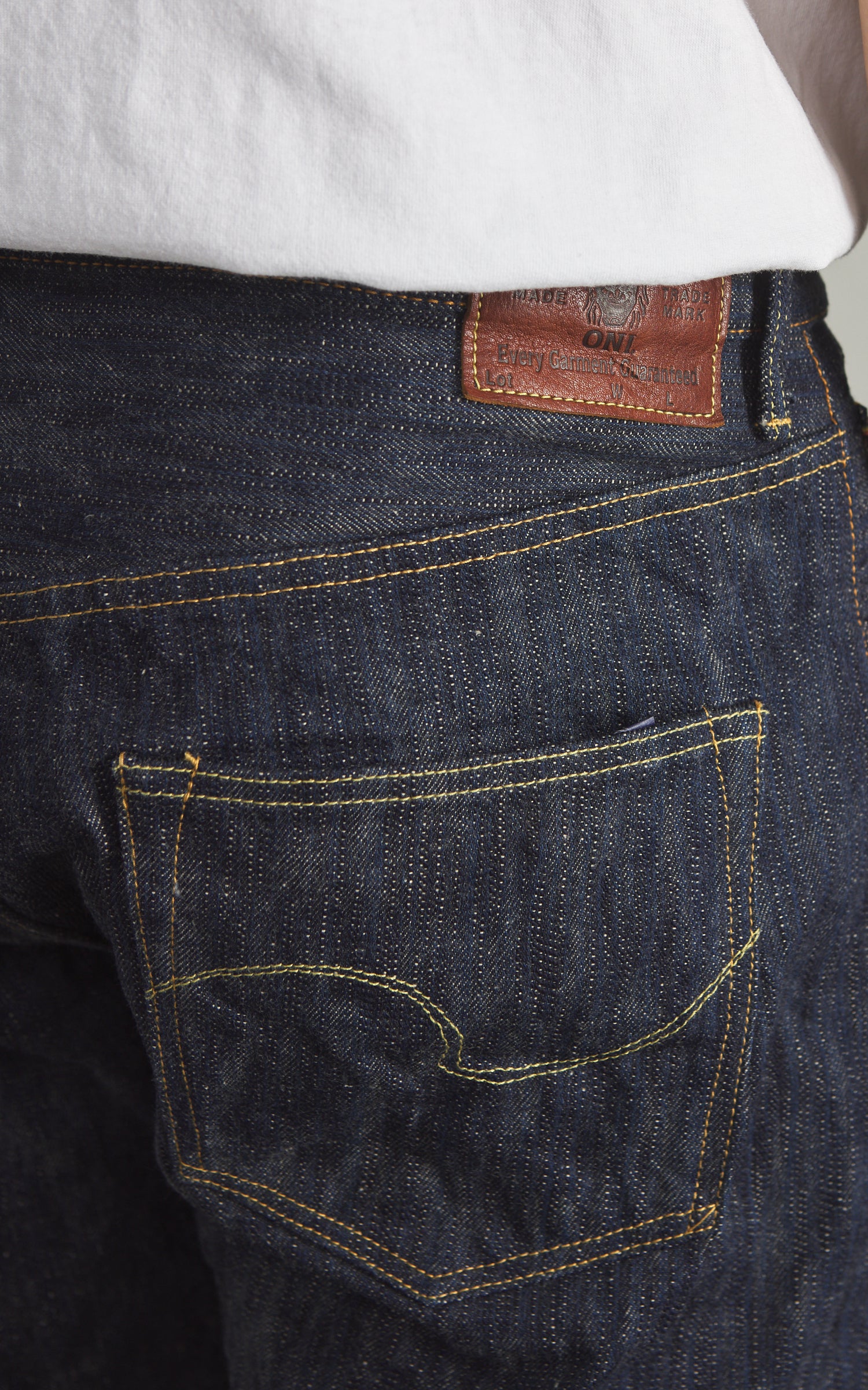 ONI Denim 270-ONI KASE New Regular Straight Natural Indigo 16oz