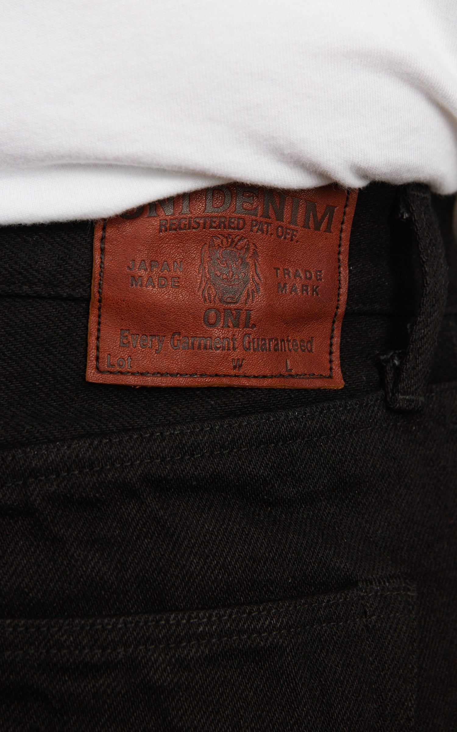 ONI Denim 288ZR-BKBK "Secret Black Denim" Regular Straight Jeans 20oz