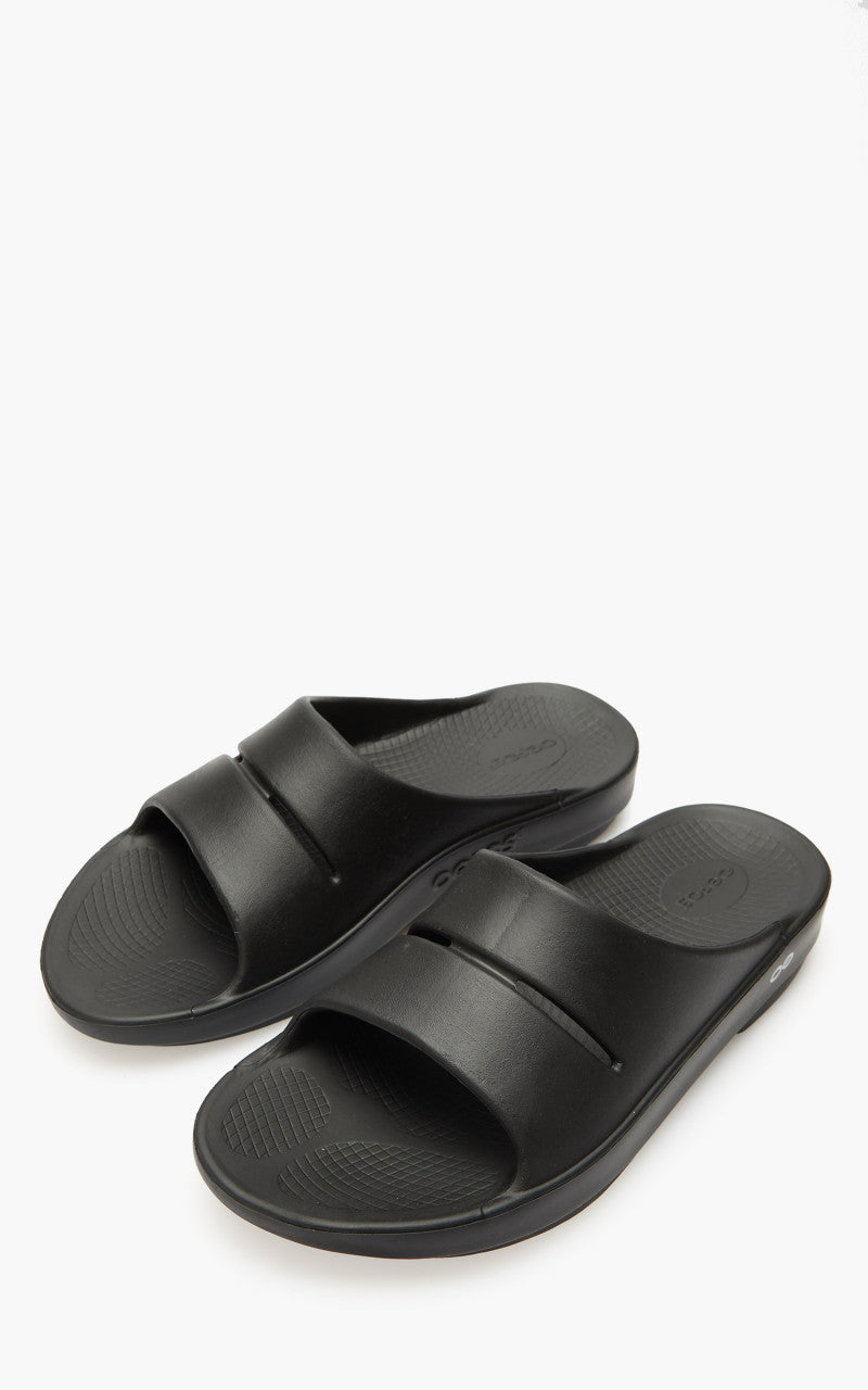 OOFOS Ooahh Slide Sandal Black