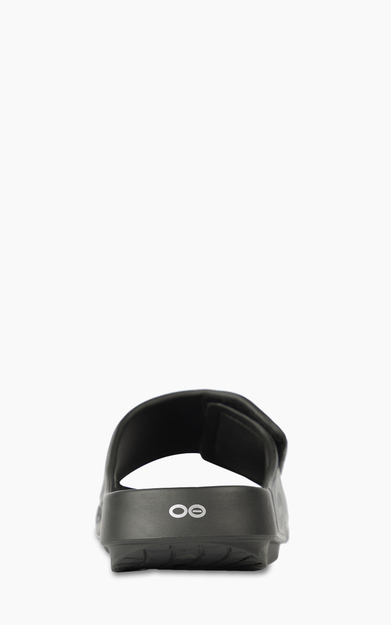 OOFOS Ooahh Sport Flex Slide Sandal Matte Black