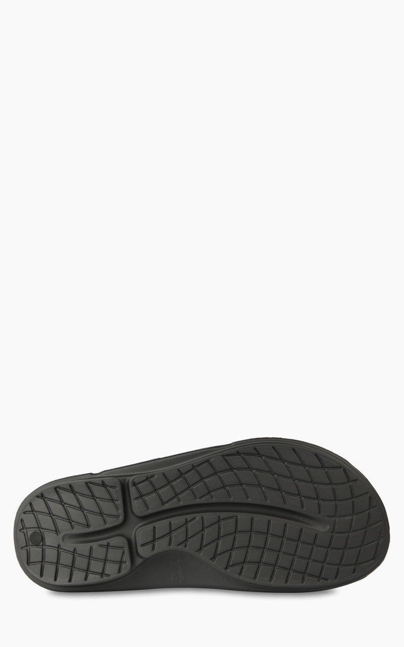 OOFOS Ooahh Sport Flex Slide Sandal Matte Black