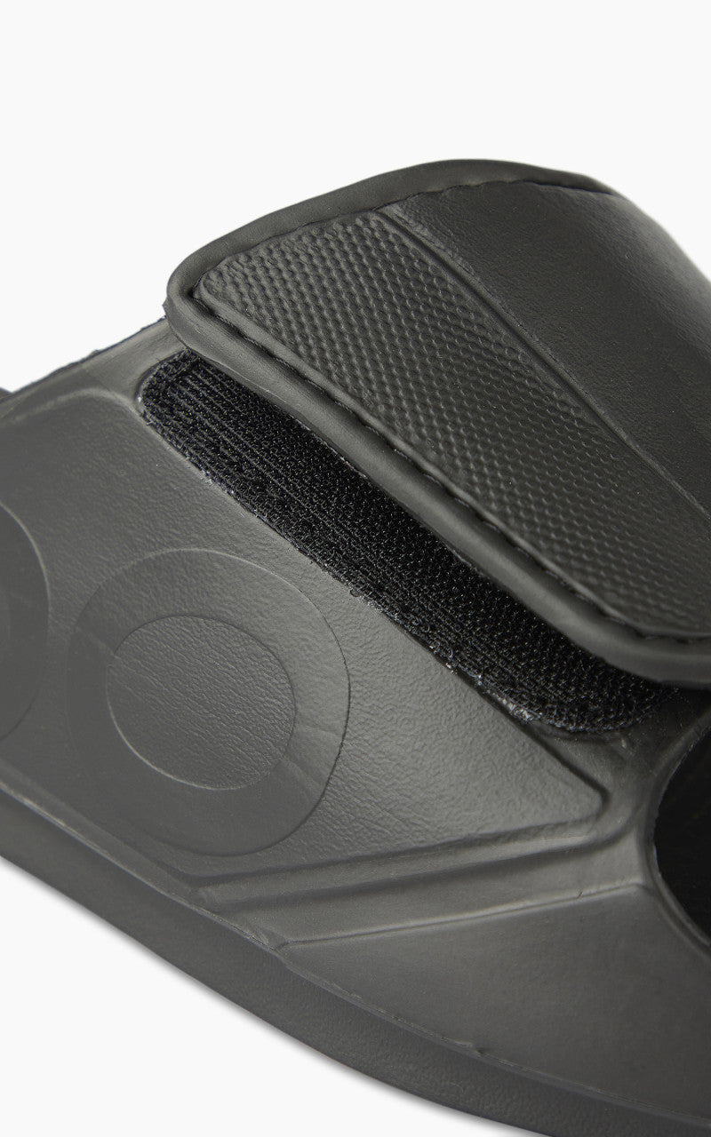 OOFOS Ooahh Sport Flex Slide Sandal Matte Black