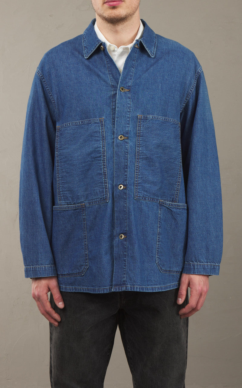 OrSlow Utility Coverall Denim Used Indigo