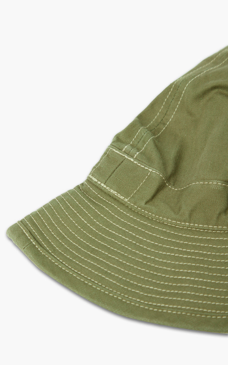 OrSlow US Navy Hat Herringbone Green