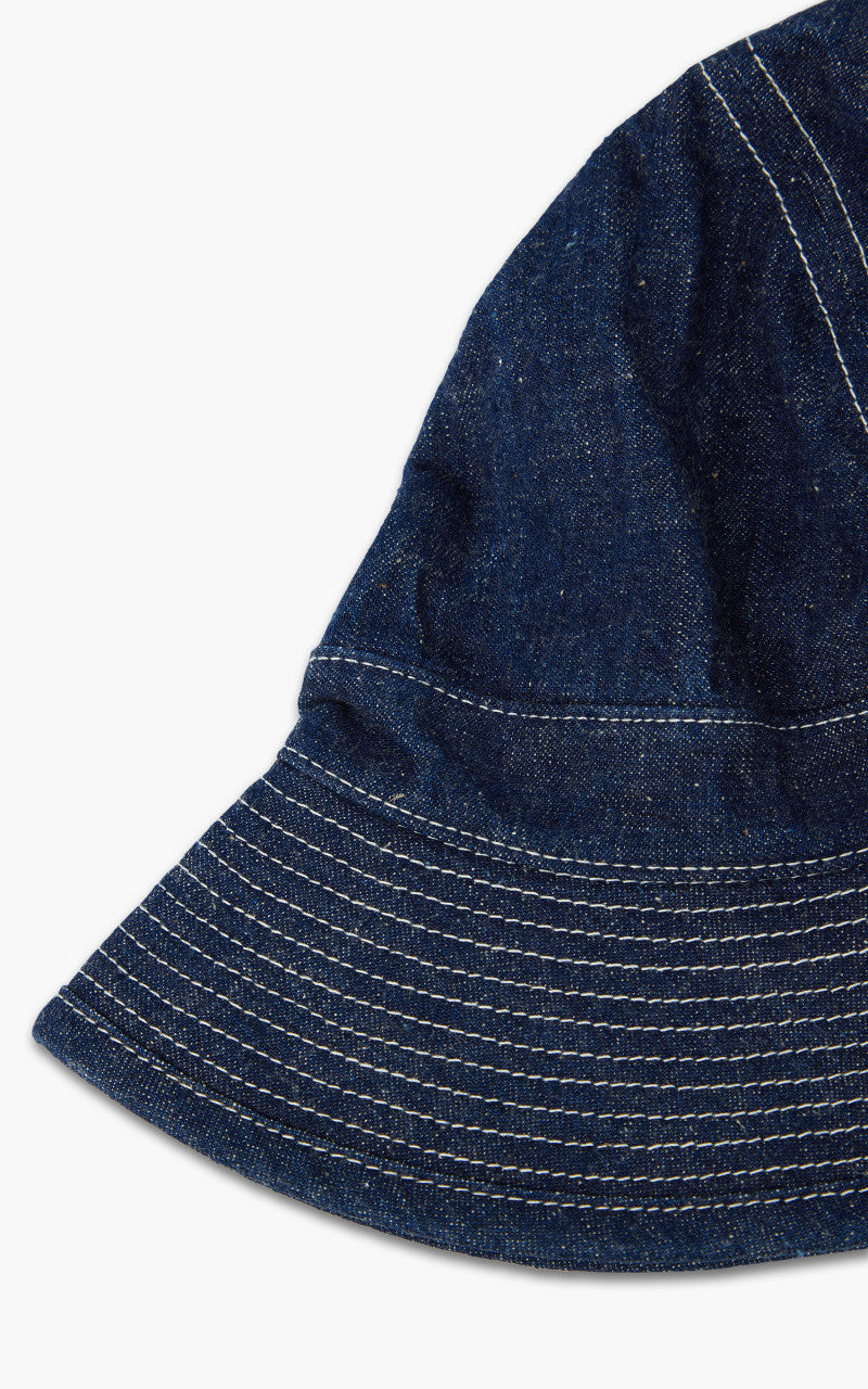 OrSlow US Navy Hat Denim Indigo One Wash