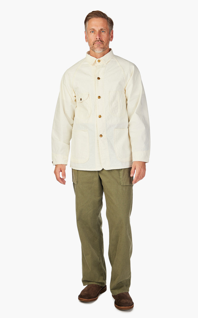 OrSlow 1950's Coverall Cotton Twill Ecru