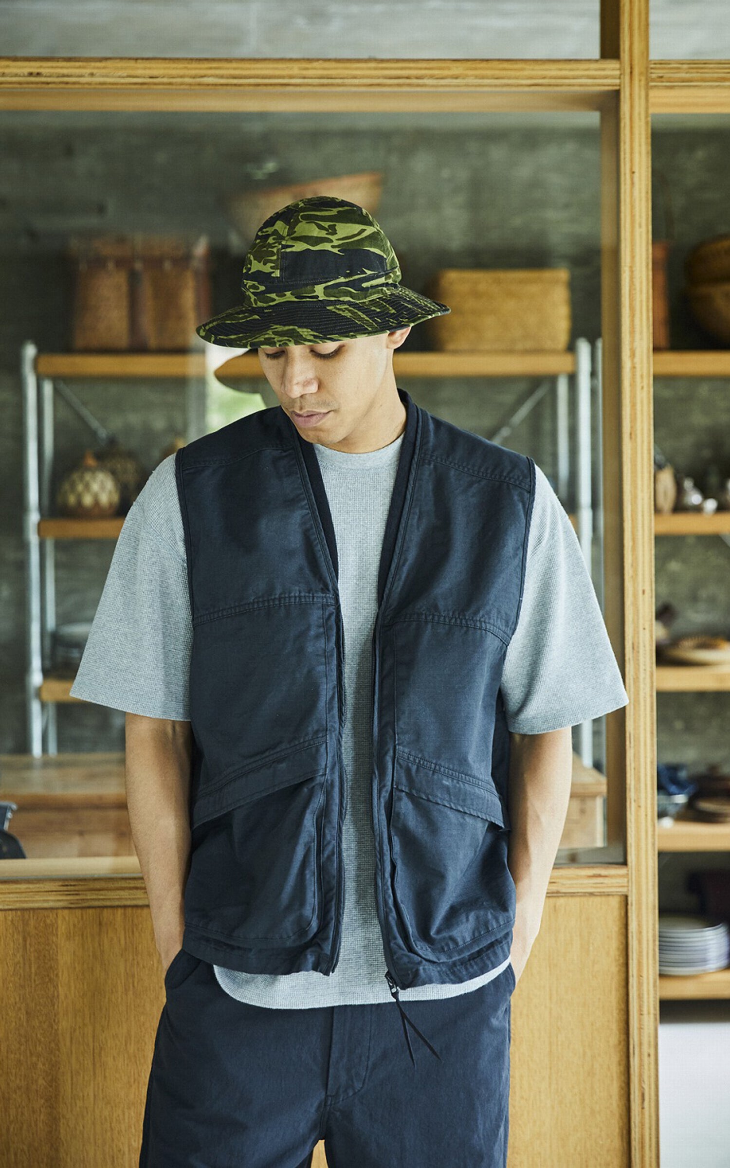 OrSlow Utility Vest Navy
