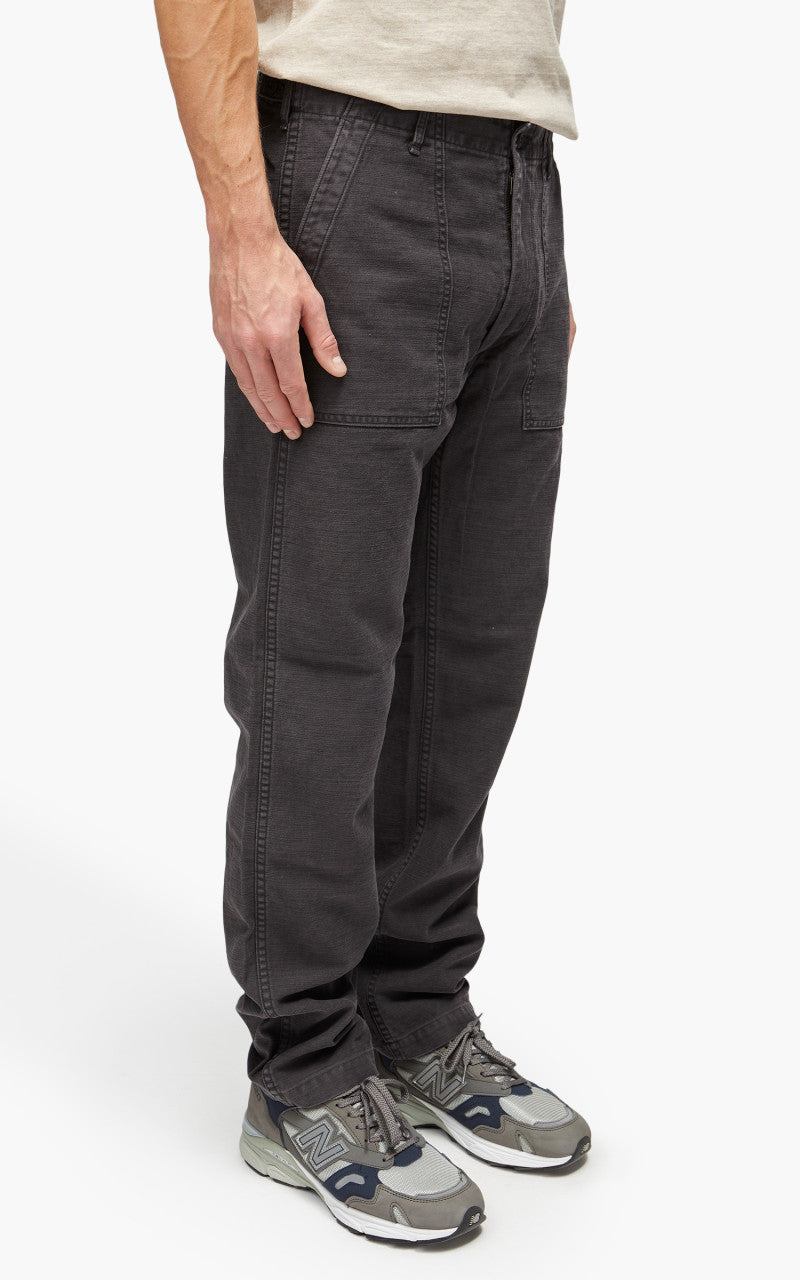OrSlow US Army Fatigue Pants Slim Black Stone