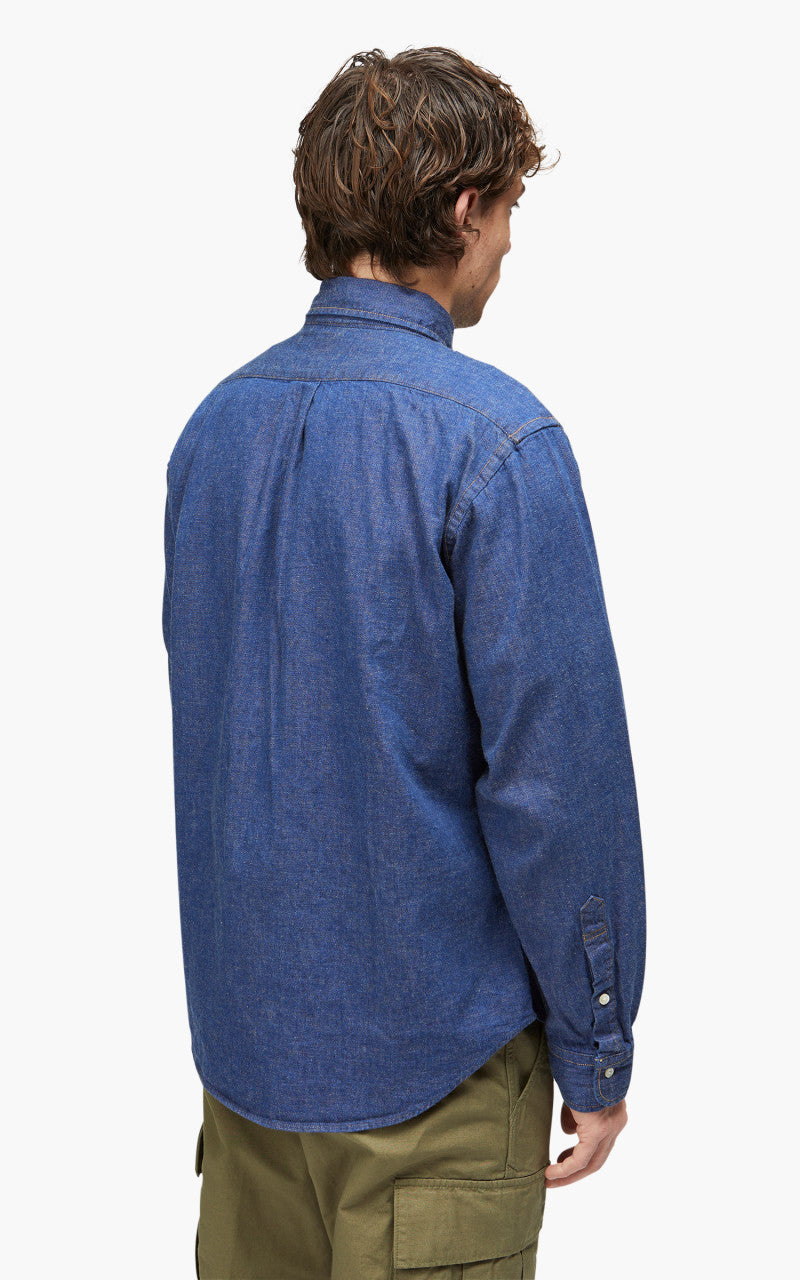 OrSlow Denim Button Down Shirt One Wash