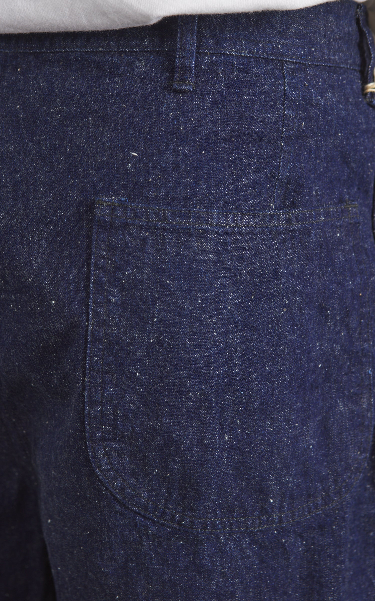 OrSlow WWII 40s U.S. Navy Wide-Fit Utility Trousers Indigo One Wash