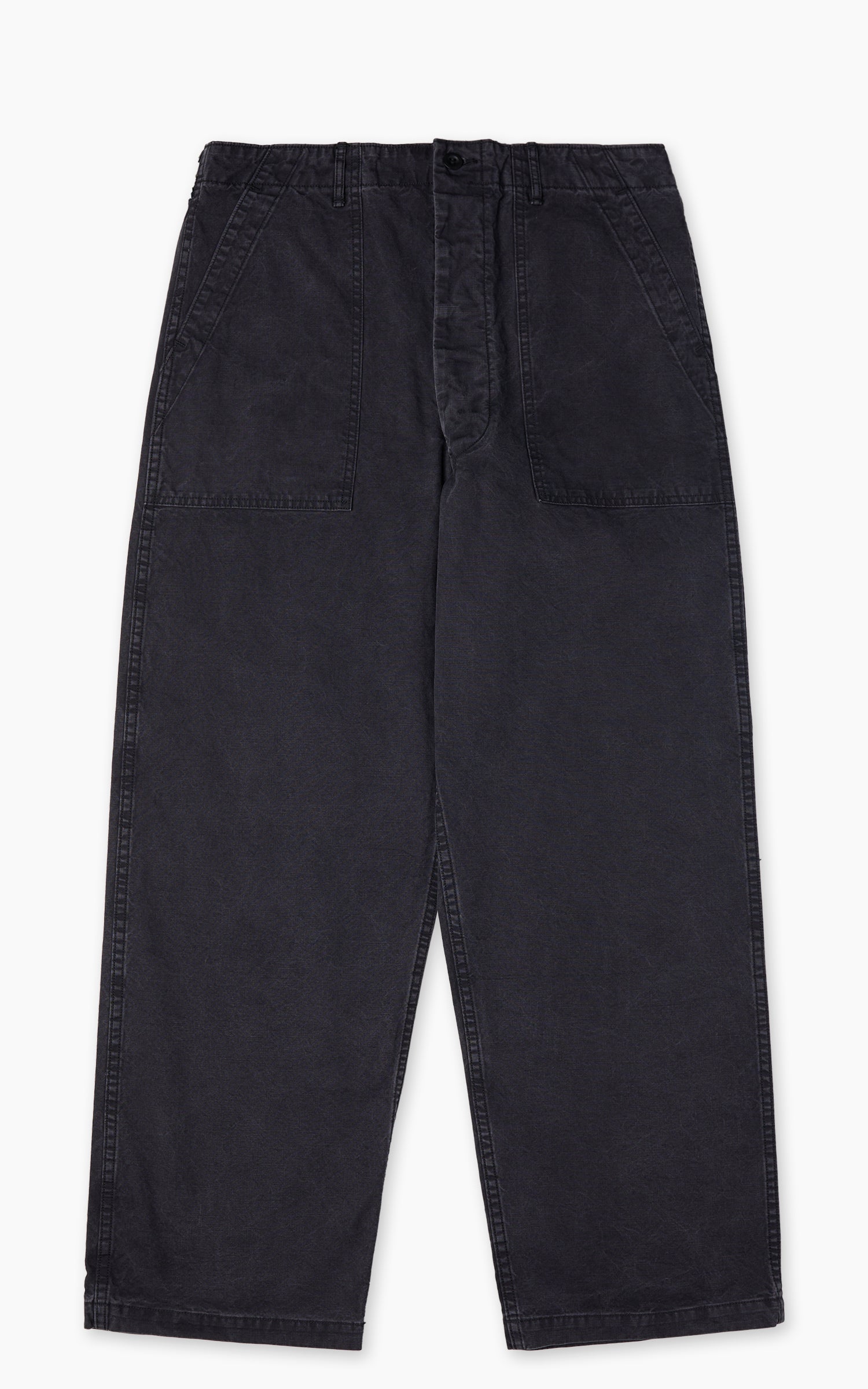 orslow オアスロウ Summer Fatigue Pants 1 OrSlow Summer Fatigue Pants Cotton Black