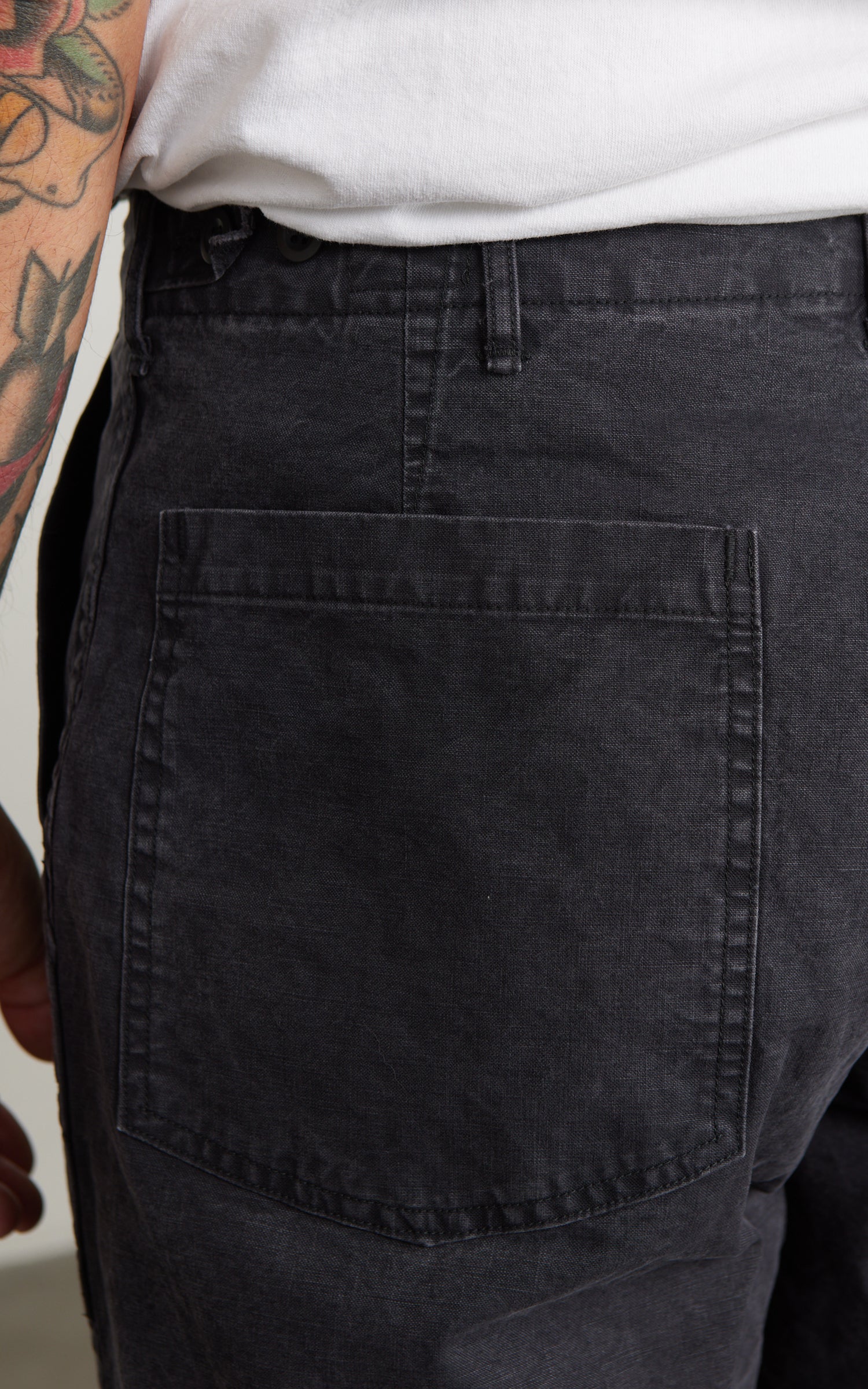 OrSlow Summer Fatigue Pants Cotton Black