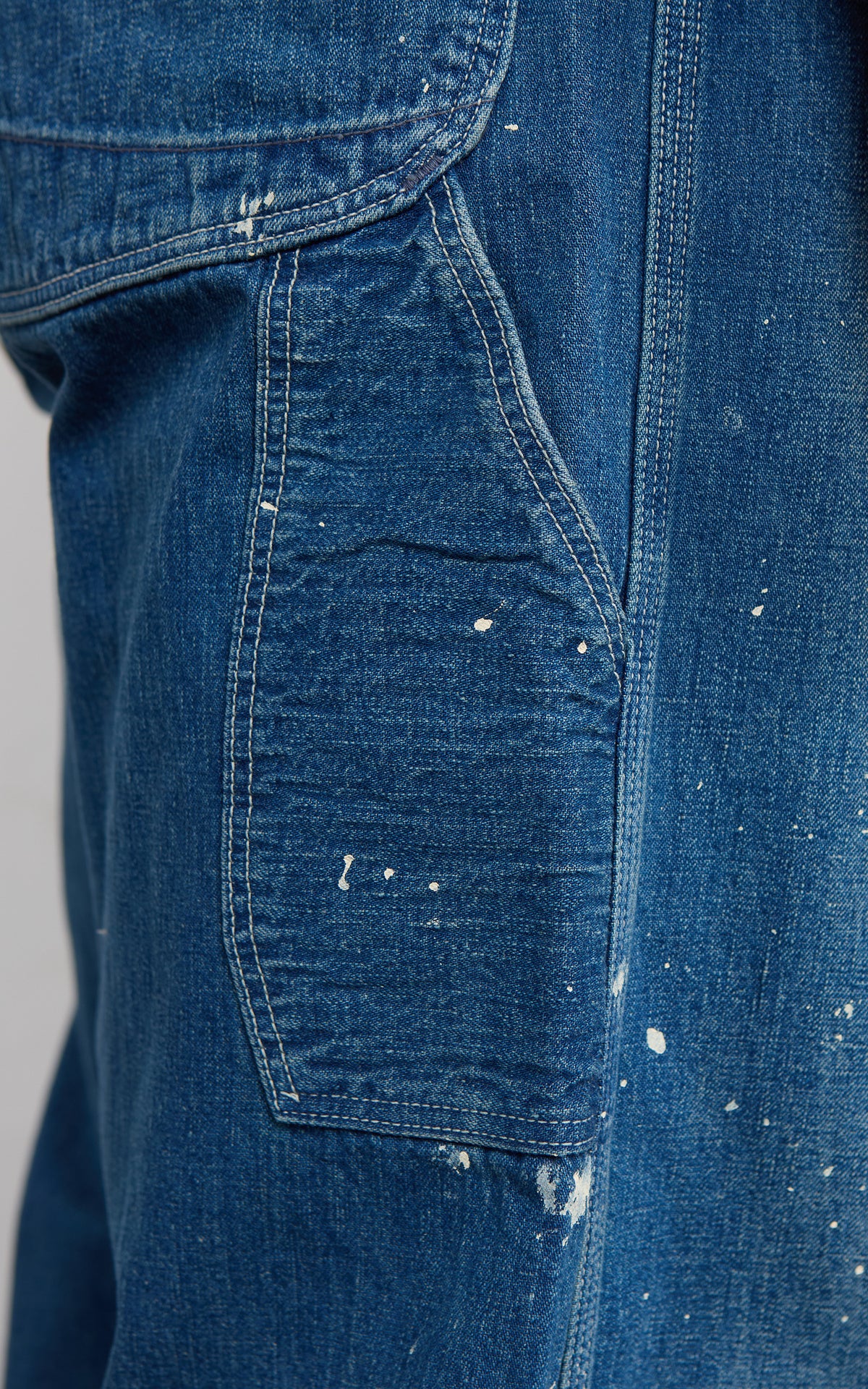 OrSlow Painter Pants Denim Used Wash With Paint
