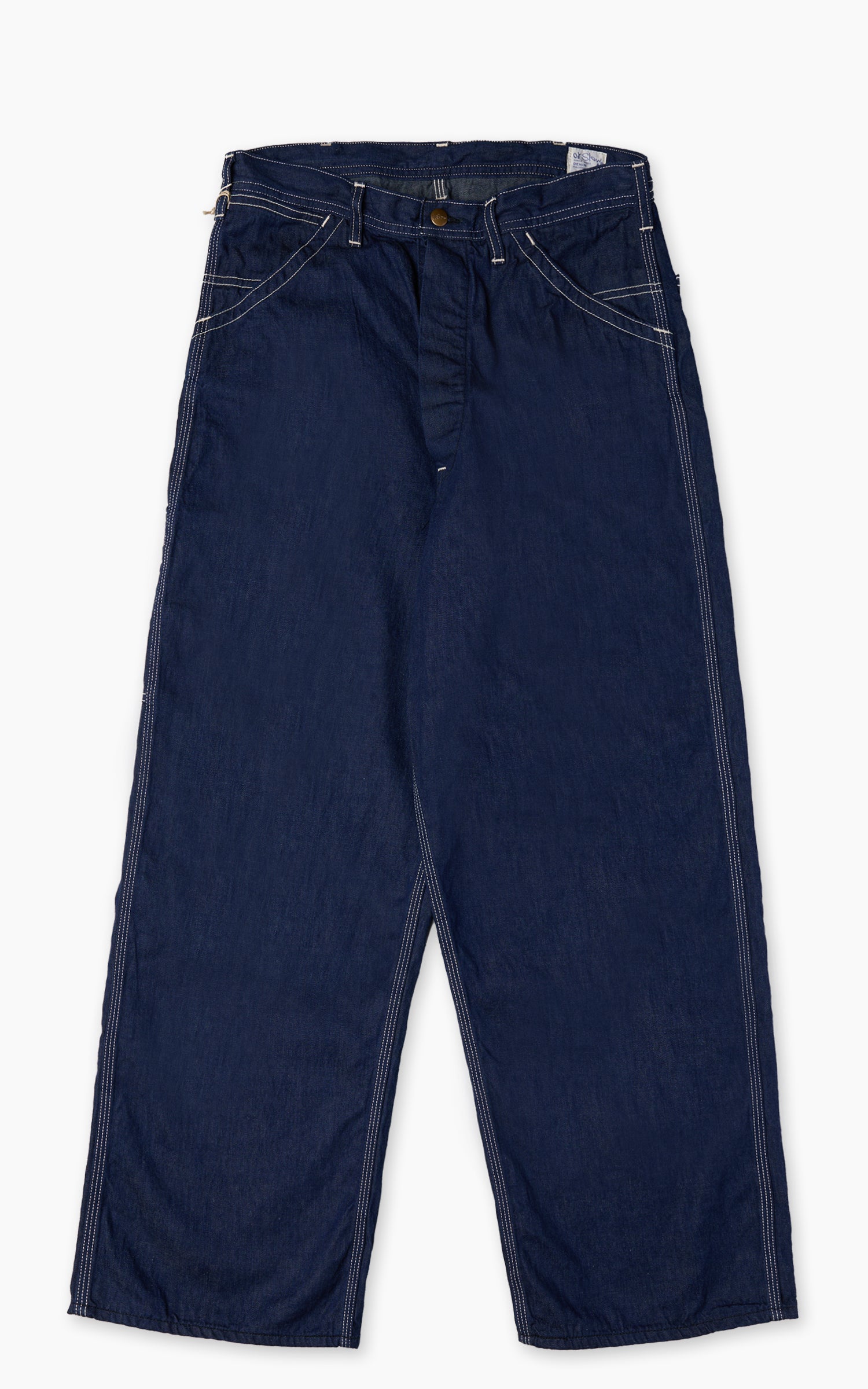 OrSlow Wide Fit 30's Painter Pants Denim One Wash