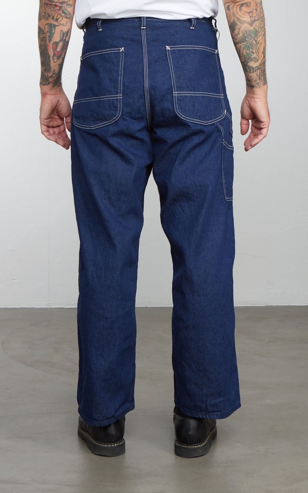 OrSlow Wide Fit 30's Painter Pants Denim One Wash
