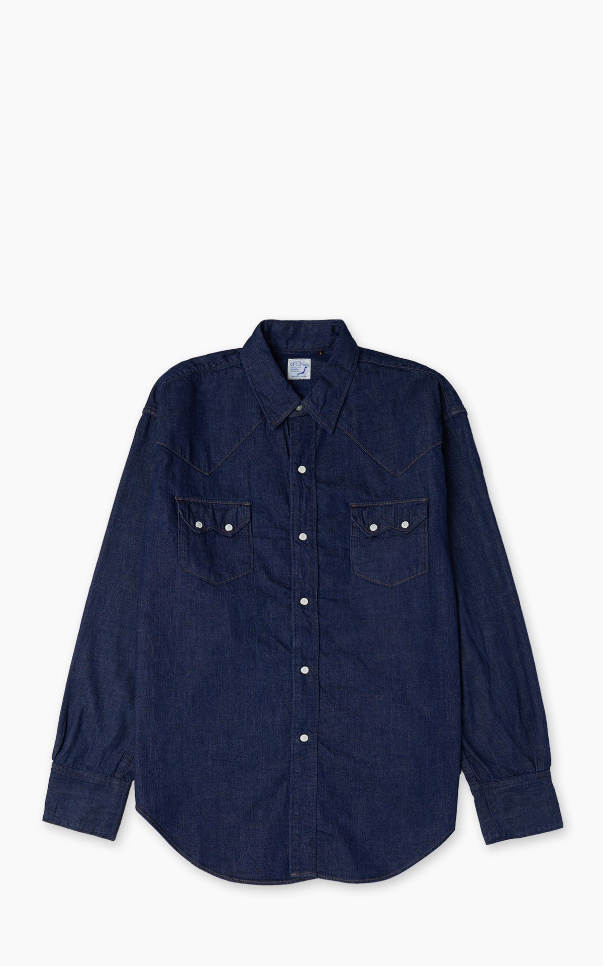 OrSlow Denim Western Shirt Indigo One Wash