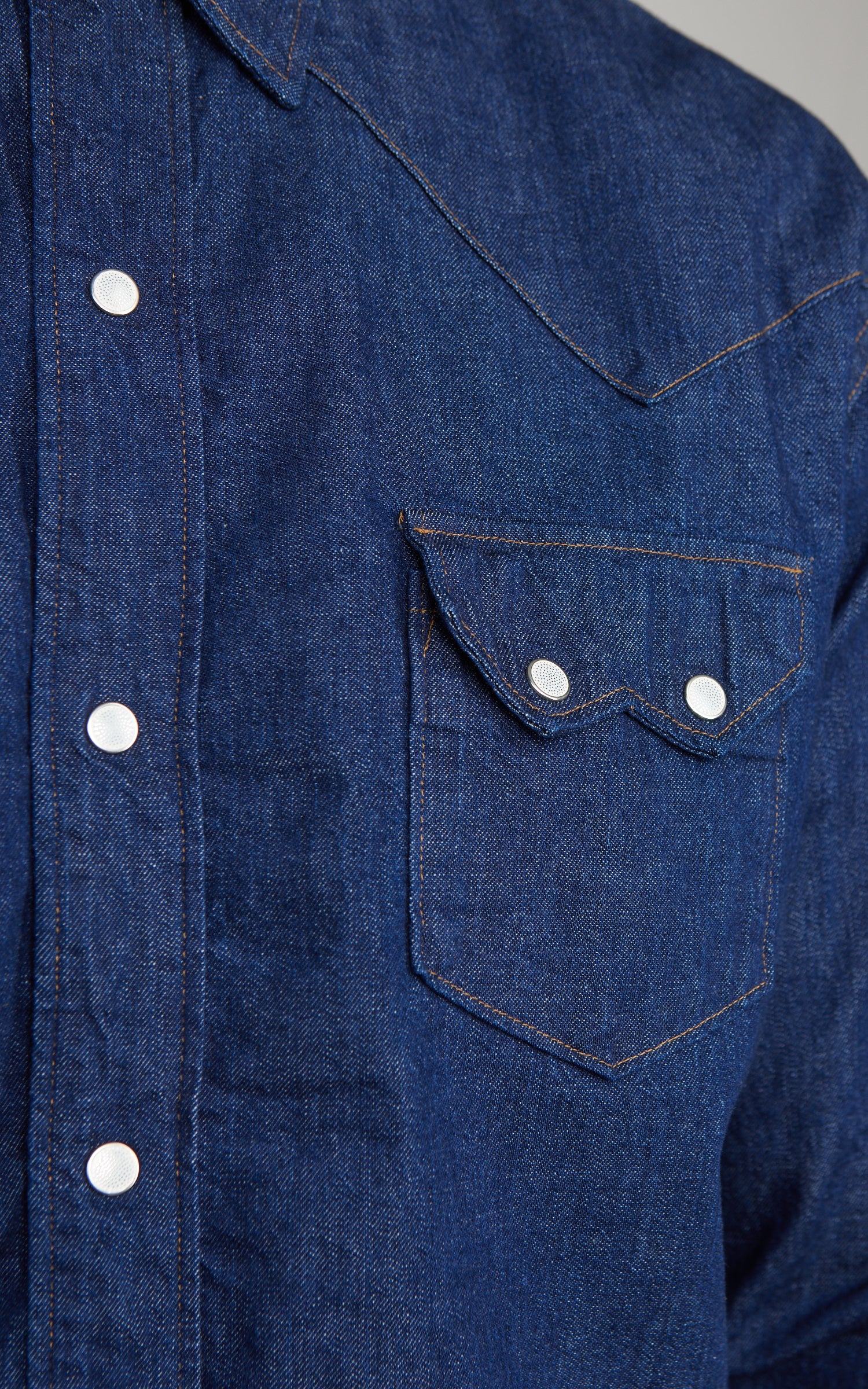 OrSlow Denim Western Shirt Indigo One Wash