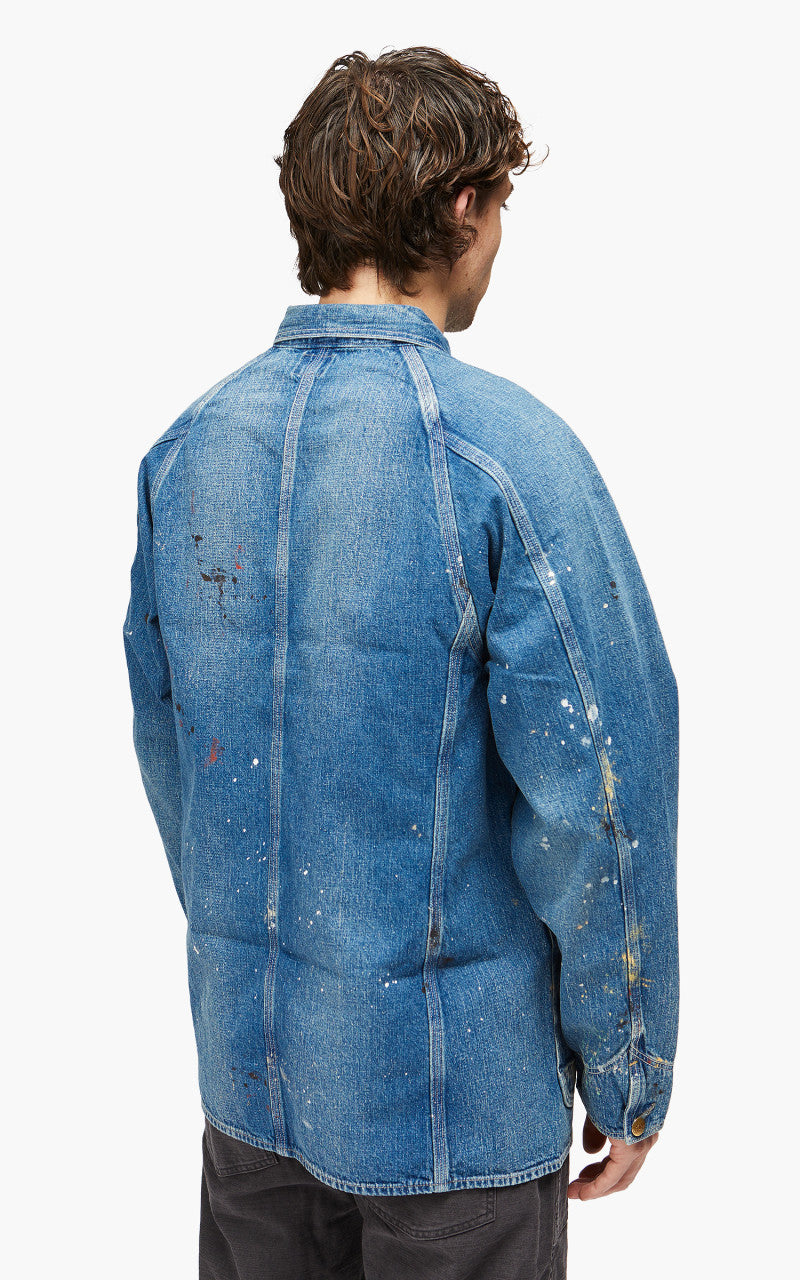 OrSlow 1950's Coverall Denim Used W/ Paint