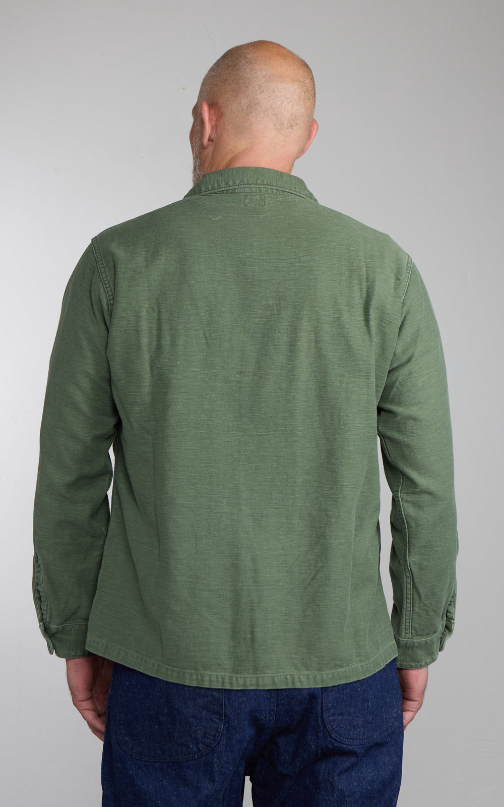 OrSlow US Army Fatigue Shirt Army Used Green