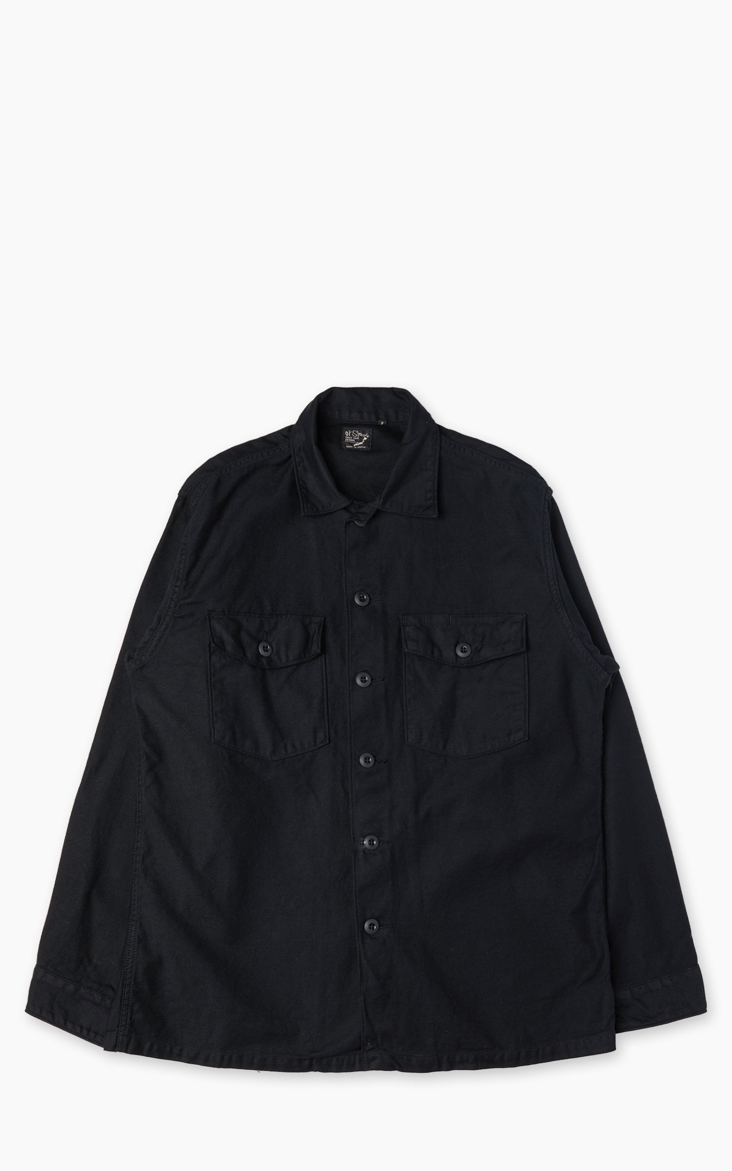 OrSlow US Army Fatigue Shirt Black
