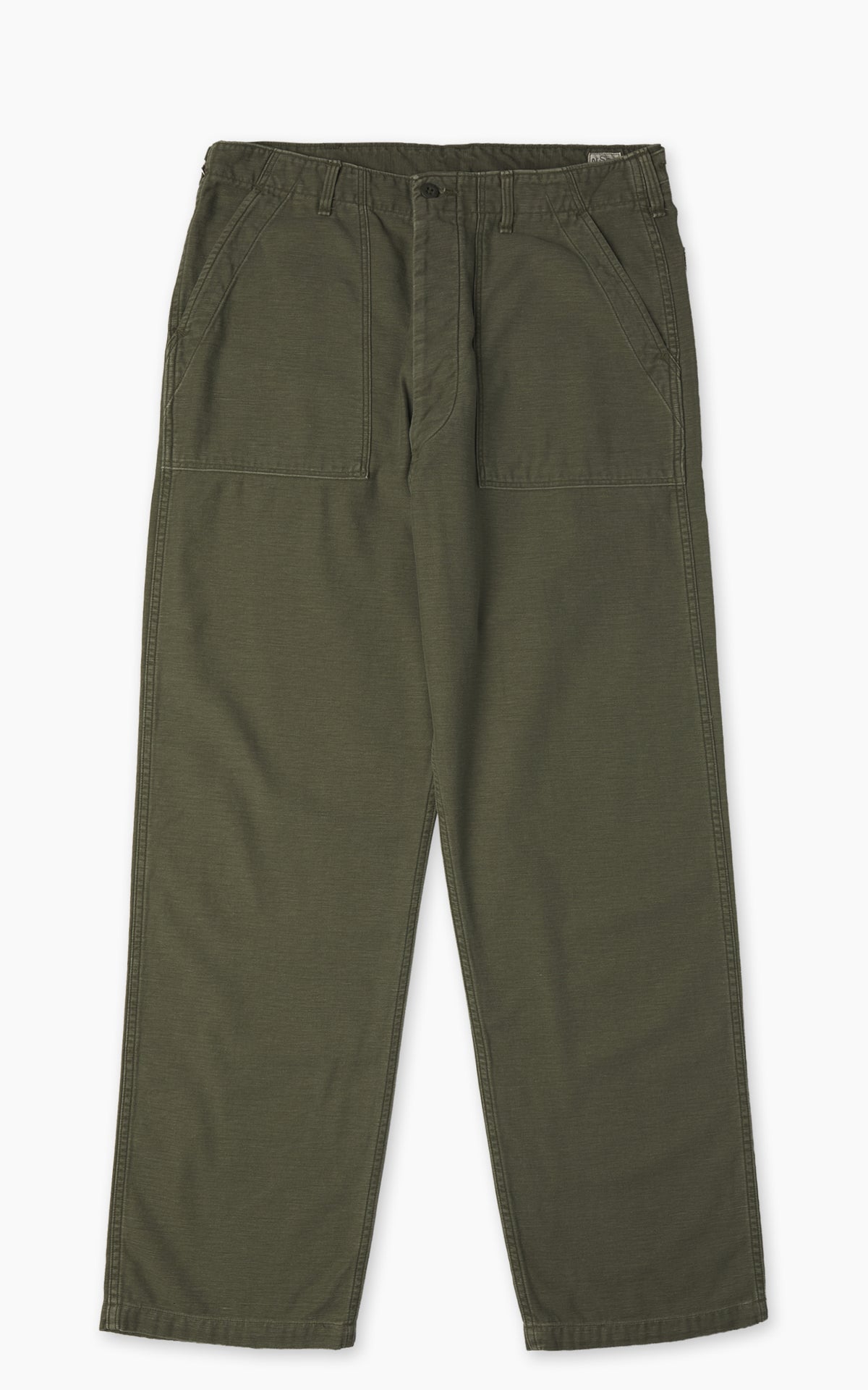 OrSlow US Army Fatigue Pants Vintage Fit Stone Wash Dark Olive