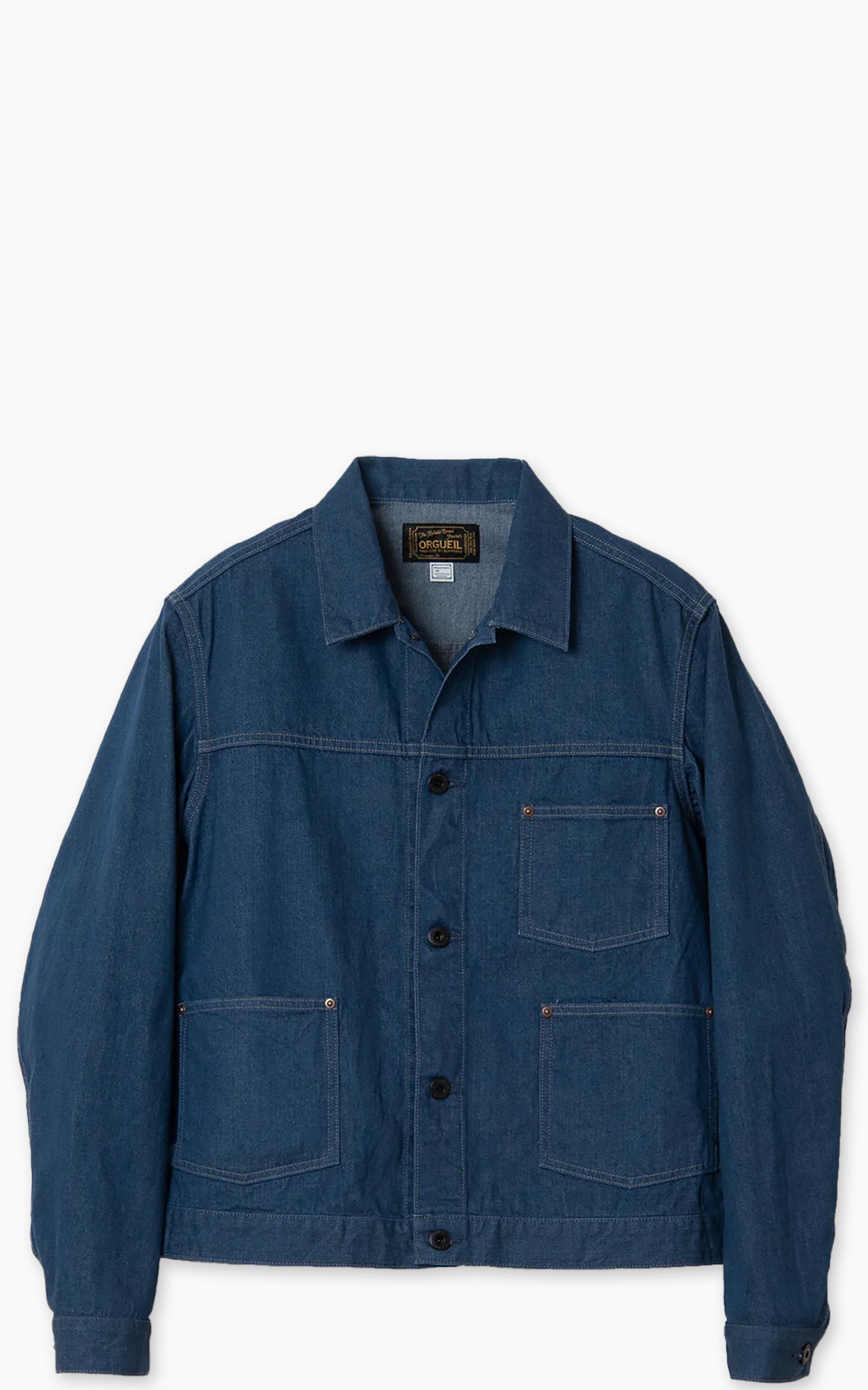 Orgueil OR-4333 Denim Work Jacket Indigo