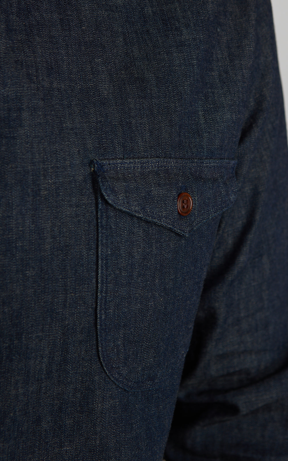Orgueil OR-5107 Shawl Collar Shirt Denim Indigo