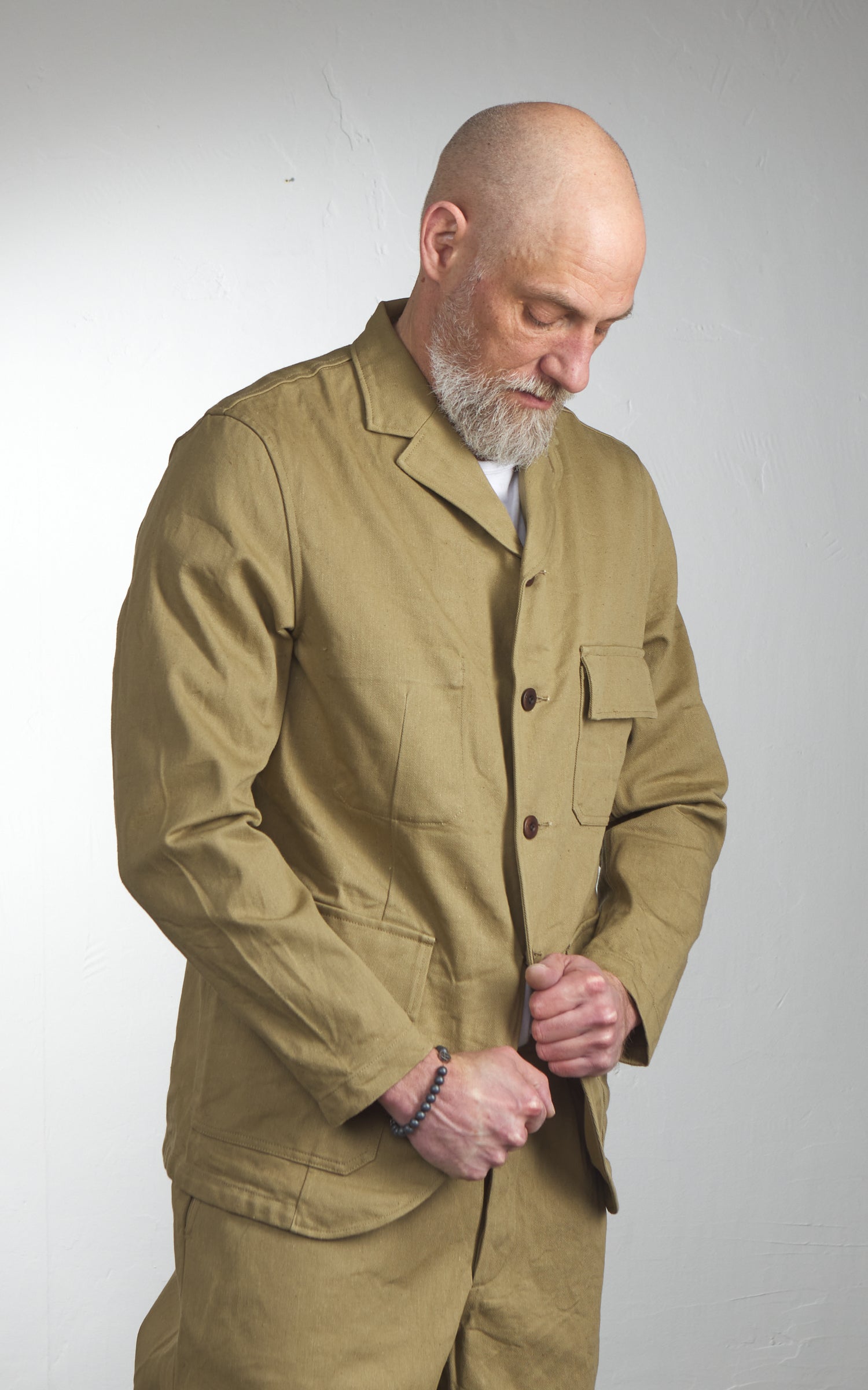 Orgueil OR-4332 Cotton Sack Jacket Beige