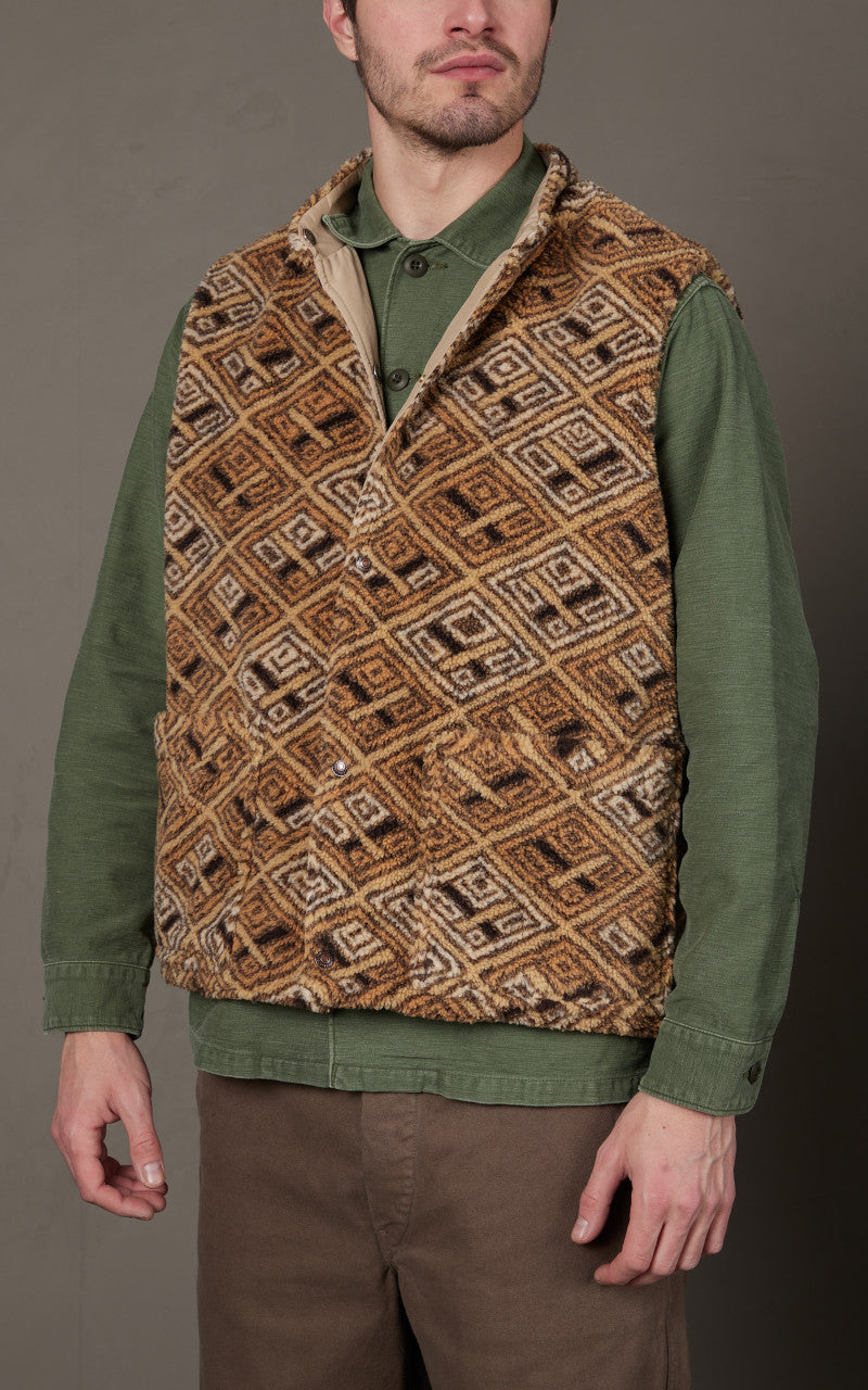 OrSlow Reversible Vest Beige