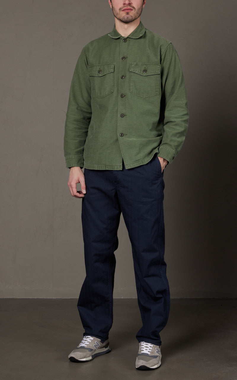 OrSlow French Work Pants HBT Navy