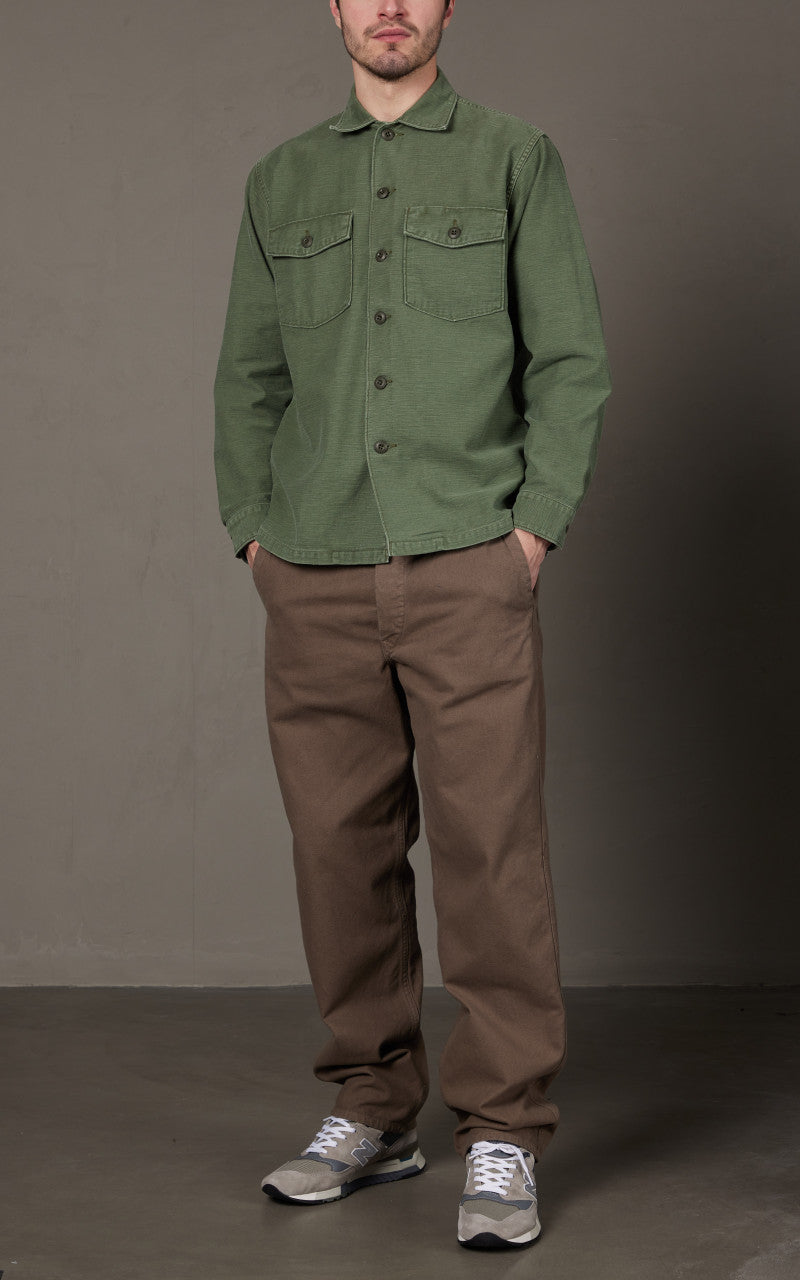 OrSlow French Work Pants Army Rose Gray