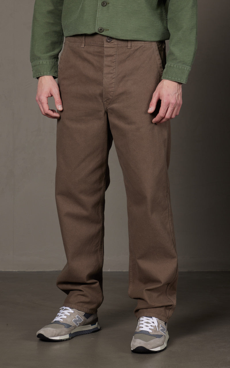 OrSlow French Work Pants Army Rose Gray