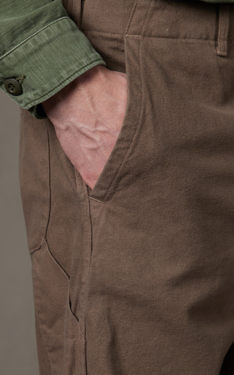 OrSlow French Work Pants Army Rose Gray