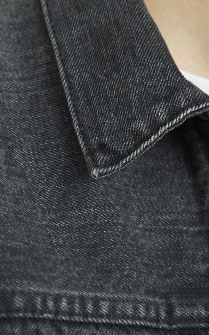 OrSlow Type 1 Denim Jacket Selvedge Stonewashed Black